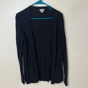 Mossimo Supply Co. Black Cardigan Sweater